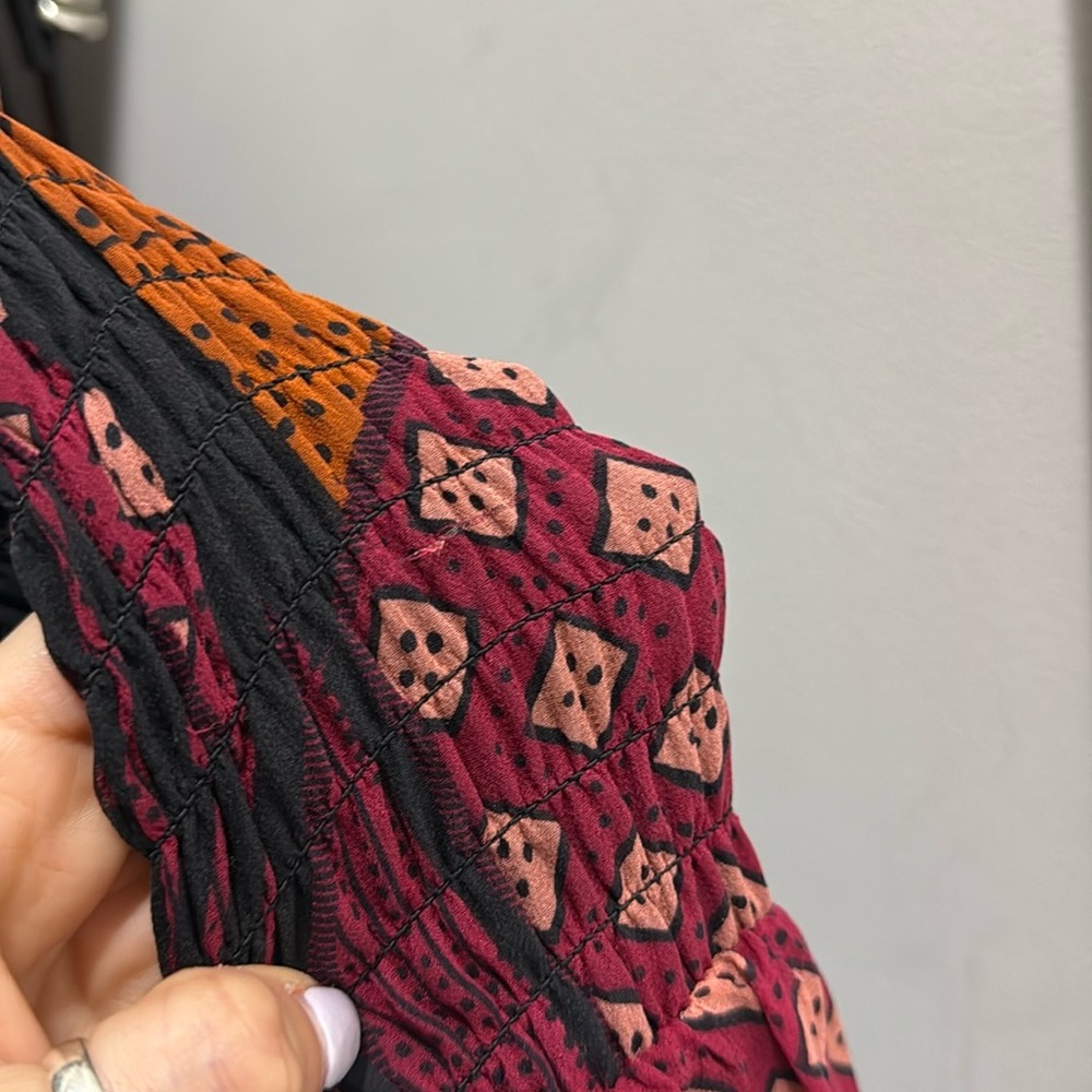 Diane Von Furstenberg DVF Tribal Print Silk Maxi Dress | Size 4 | 100% Silk - Picture 15 of 17